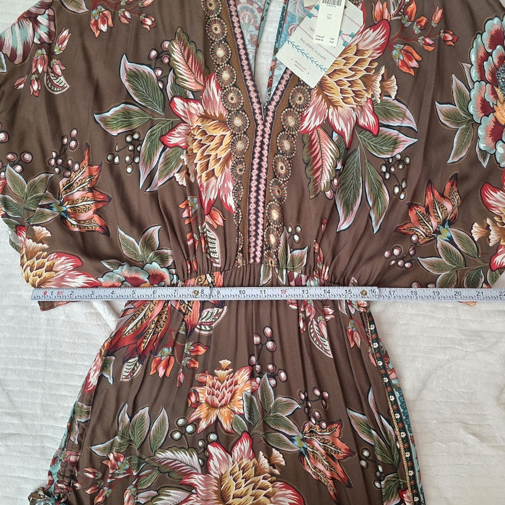 Anthropologie Farm Rio Floral Maxi Dress - Picture 10 of 11
